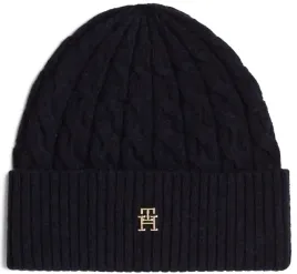 tommy-hilfiger-zimowa-czapka-damska-beani-granatowa-welniana