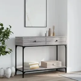 vidaxl-stolik-konsolowy-szary-dab-sonoma-100x345x75-cm