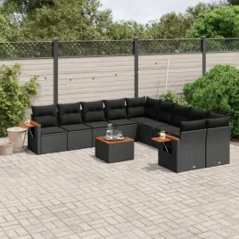 vidaxl-11-cz-zestaw-wypoczynkowy-do-ogrodu-poduszki-czarny-rattan-pe