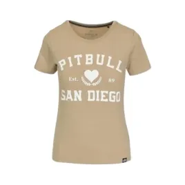 pitbull-west-coast-damska-koszulka-t-shirt-love-pb-piaskowa-sand-rozmiar-s