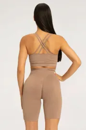spodenki-gym-glamour-r-xs-brazowy