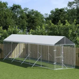 vidaxl-kojec-dla-psa-z-dachem-srebrny-2x10x25m-stal-galwanizowana