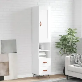 vidaxl-wysoka-szafka-biala-z-wysokim-polyskiem-345x34x180-cm