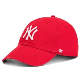 czapka-z-daszkiem-47-brand-mlb-new-york-yankees-clean-up-red