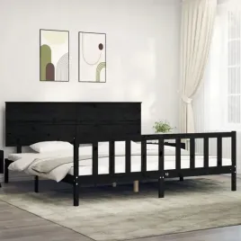 vidaxl-rama-lozka-z-wezglowiem-czarna-200x200-cm-lite-drewno