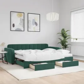 vidaxl-sofa-rozsuwana-z-szufladami-ciemnozielona-90x200-cm-aksamit