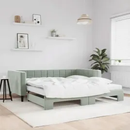 vidaxl-sofa-rozsuwana-z-materacami-jasnoszara-100x200-cm-aksamit