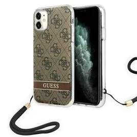 etui-guess-do-iphone-11-brazowy