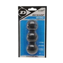 pilki-do-squasha-dunlop-intro-3-szt