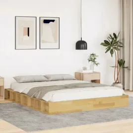 vidaxl-rama-lozka-bez-materaca-160x200-cm-lite-drewno-dab