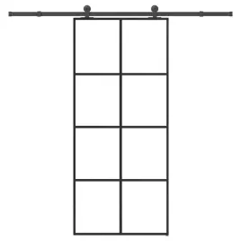 vidaxl-drzwi-przesuwne-z-osprzetem-90x205-cm-szklo-esg-i-aluminium