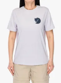 koszulka-bawelniana-damska-fjallraven-fox-boxy-logo-tee-lavender-mist-s