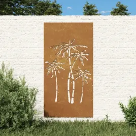 vidaxl-ogrodowa-dekoracja-scienna-105x55-cm-stal-kortenowska-palmy