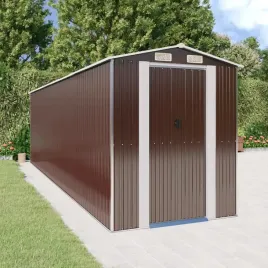 vidaxl-szopa-ogrodowa-ciemny-braz-192x689x223-cm-stal-galwanizowana