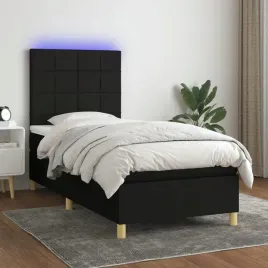 vidaxl-lozko-kontynentalne-z-materacem-czarne-90x190-cm-tkanina