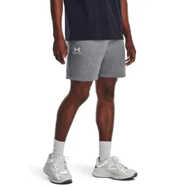spodenki-meskie-under-armour-icon-fleece-pitch-gray-medium-heather-white-s