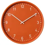 ikea-bondis-zegar-scienny-pomaranczowy-38-cm