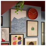 ikea-bondis-zegar-scienny-pomaranczowy-38-cm-linia-bondis