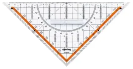 ekierka-geometryczna-centro-rotring-22cm-45-z-uchwytem