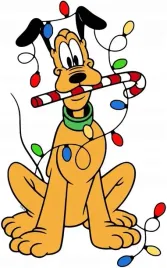 naprasowanka-aplikacja-termo-naklejka-na-odziez-pies-pluto-lampki-swieta-1