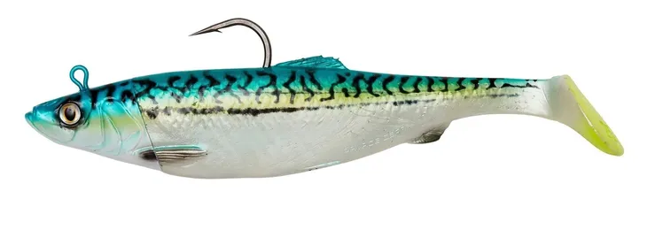 SG 4D HERRING BIG SHAD 25CM 300G SINKING GREEN MACKEREL 2+1PCS