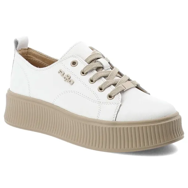 Sneakersy FILIPPO - DP6122/26 WH BE Biały/Beżowy