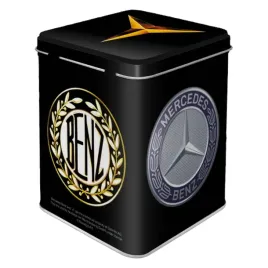 puszka-tloczona-na-herbate-mercedes-benz-logo