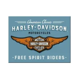 magnes-na-lodowke-harley-davidson-logo-blue