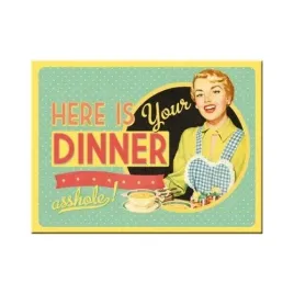 magnes-na-lodowke-here-is-your-dinner
