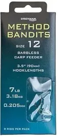 haczyk-z-przyponem-drennan-method-bandits-barbless-carp-feeder-nr-10-10cm-h