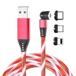 2-metrowy-swiecacy-kabel-magnetyczny-5-pin-fast-charge-3-koncowki-4-kolory