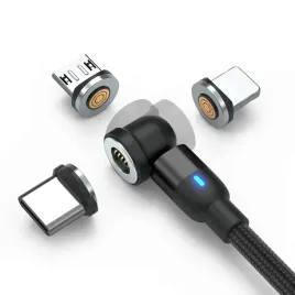 1-metrowy-kabel-magnetyczny-5-pin-540st-3a-obrotowy-fast-charge-3-koncowki