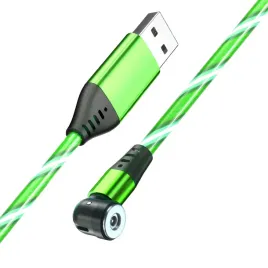 2-metrowy-zielony-swiecacy-kabel-magnetyczny-1-pin-obrotowy-sam-kabel