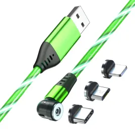 2-metrowy-zielony-swiecacy-kabel-magnetyczny-1-pin-obrotowy-3-koncowki