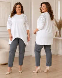 bluza-damska-cekiny-biala-asymetryczna-biust-128cm