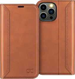 ocase-skorzane-etui-do-iphone-13-pro-max-z-klapka-rfid-stojak-retro-brazowe