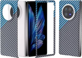 coque-etui-karbonowe-do-vivo-x-fold-3-czarno-niebieski-super-slim