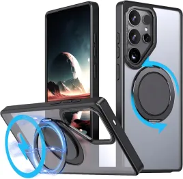 aunote-etui-do-samsung-galaxy-s25-ultra-ring-podstawka-matowe-czarne