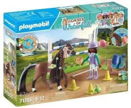 playmobil-zoe-i-blaze-z-przeszkodami-71355