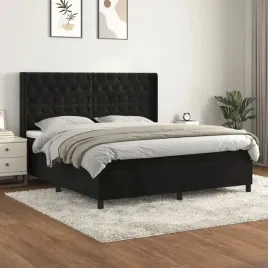 vidaxl-lozko-kontynentalne-z-materacem-czarne-160x200-cm-aksamit