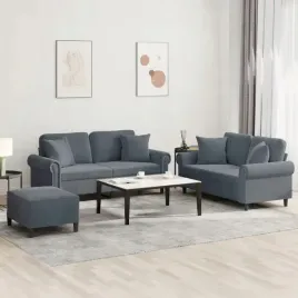 vidaxl-3-cz-komplet-wypoczynkowy-z-poduszkami-ciemnoszary-aksamit