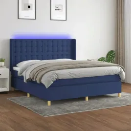 vidaxl-lozko-kontynentalne-z-materacem-niebieskie-180x200-cm-tkanina