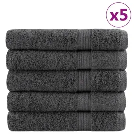 vidaxl-reczniki-premium-solund-25-szt-antracytowe-100x200-cm
