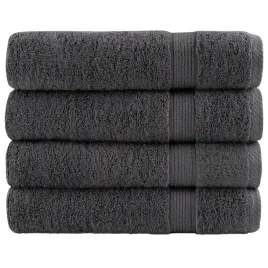 vidaxl-reczniki-premium-solund-4-szt-antracytowe-70x140-cm