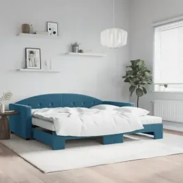 vidaxl-sofa-rozsuwana-z-materacami-niebieska-100x200-cm-aksamit