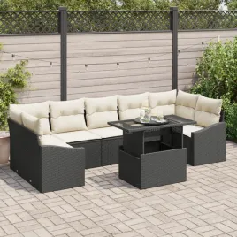 vidaxl-zestaw-sofa-ogrodowa-8-elementow-z-poduszkami-czarny-polirattan