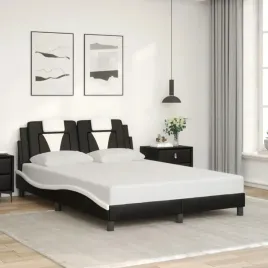 vidaxl-rama-lozka-z-wezglowiem-czarno-biala-140x200-cm-ekoskora