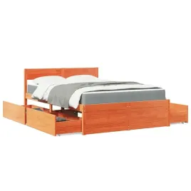 vidaxl-lozko-z-szufladami-i-materacem-woskowy-braz-140x190-cm-sosna