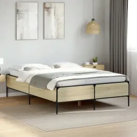 vidaxl-rama-lozka-dab-sonoma-120x190-cm-material-drewnopochodny