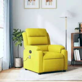 vidaxl-rozkladany-fotel-masujacy-zolty-obity-aksamitem